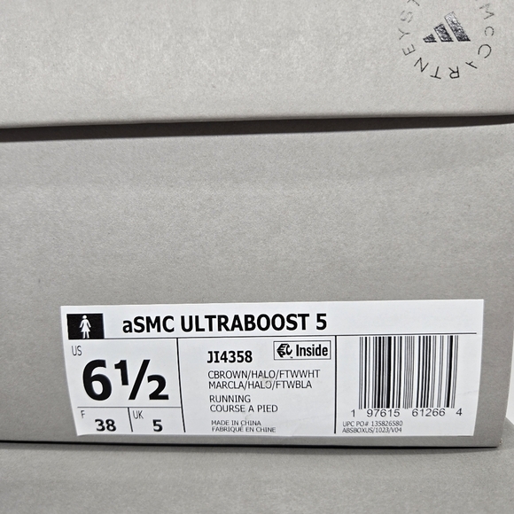 New adidas by Stella McCartney x UltraBoost 5 Bliss Halo Women's Shoes Size 6.5 - Picture 2 of 8